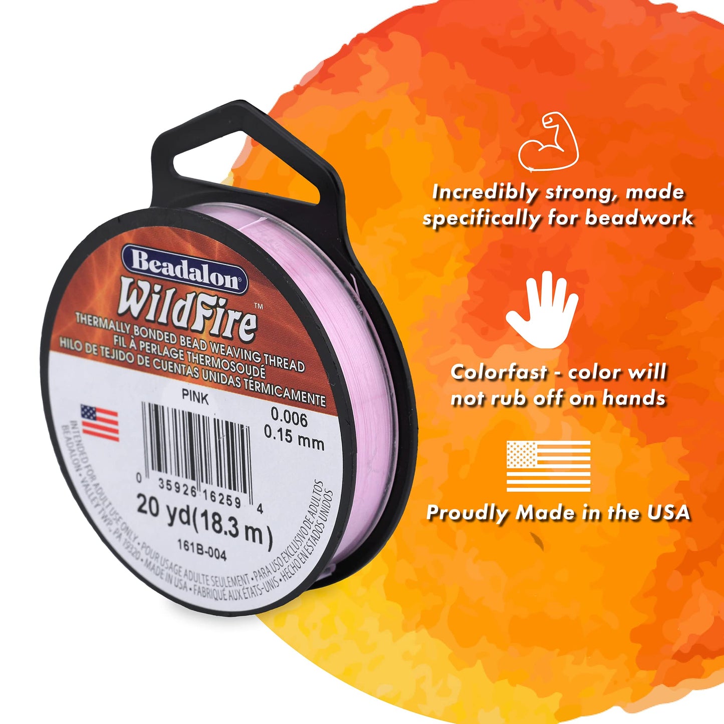Beadalon Wildfire Thermally Bonded Beading Thread