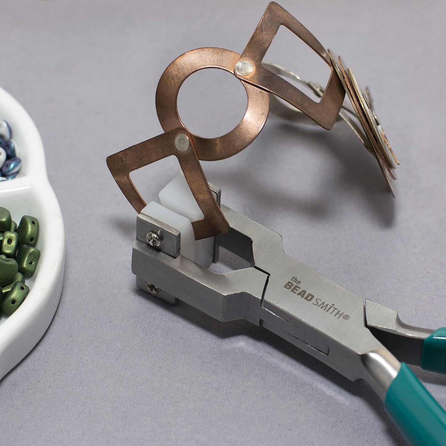 Beadsmith Nylon-Jaw Chain-Nose Pliers, Delicate Craft Tool