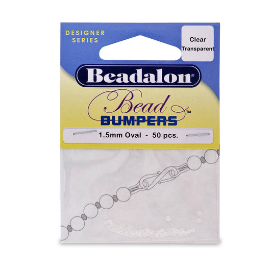 Bead Bumpers 1.5mm 50/Pkg-Clear